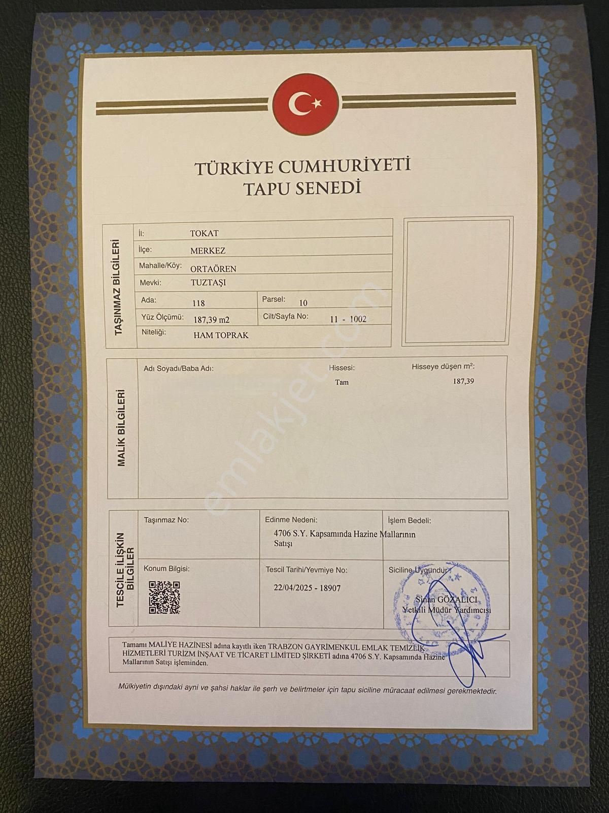 Tokat Merkez'de Satılık Arazi - Görsel 34