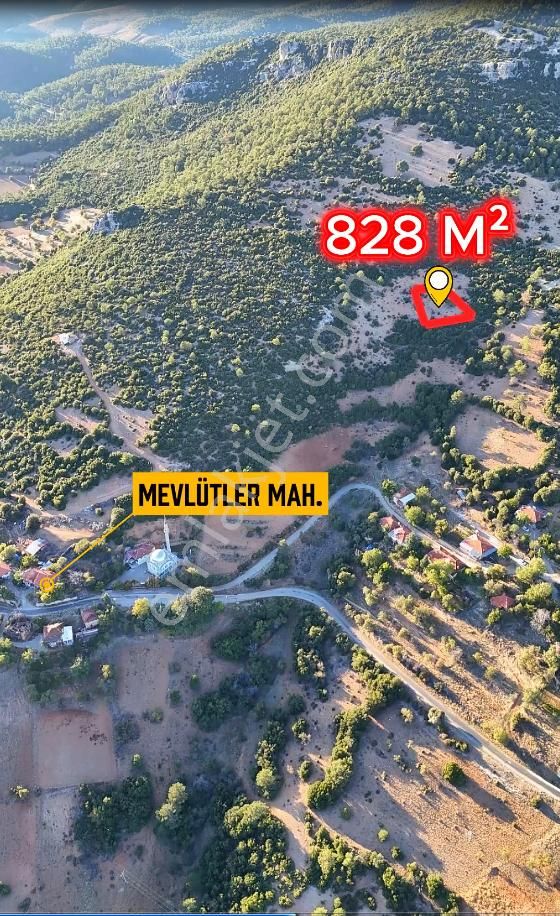 Şahin Emlaktan Denizli Acıpayam Mevlütler Mah. Satılık 828 M² Tarla - Görsel 4