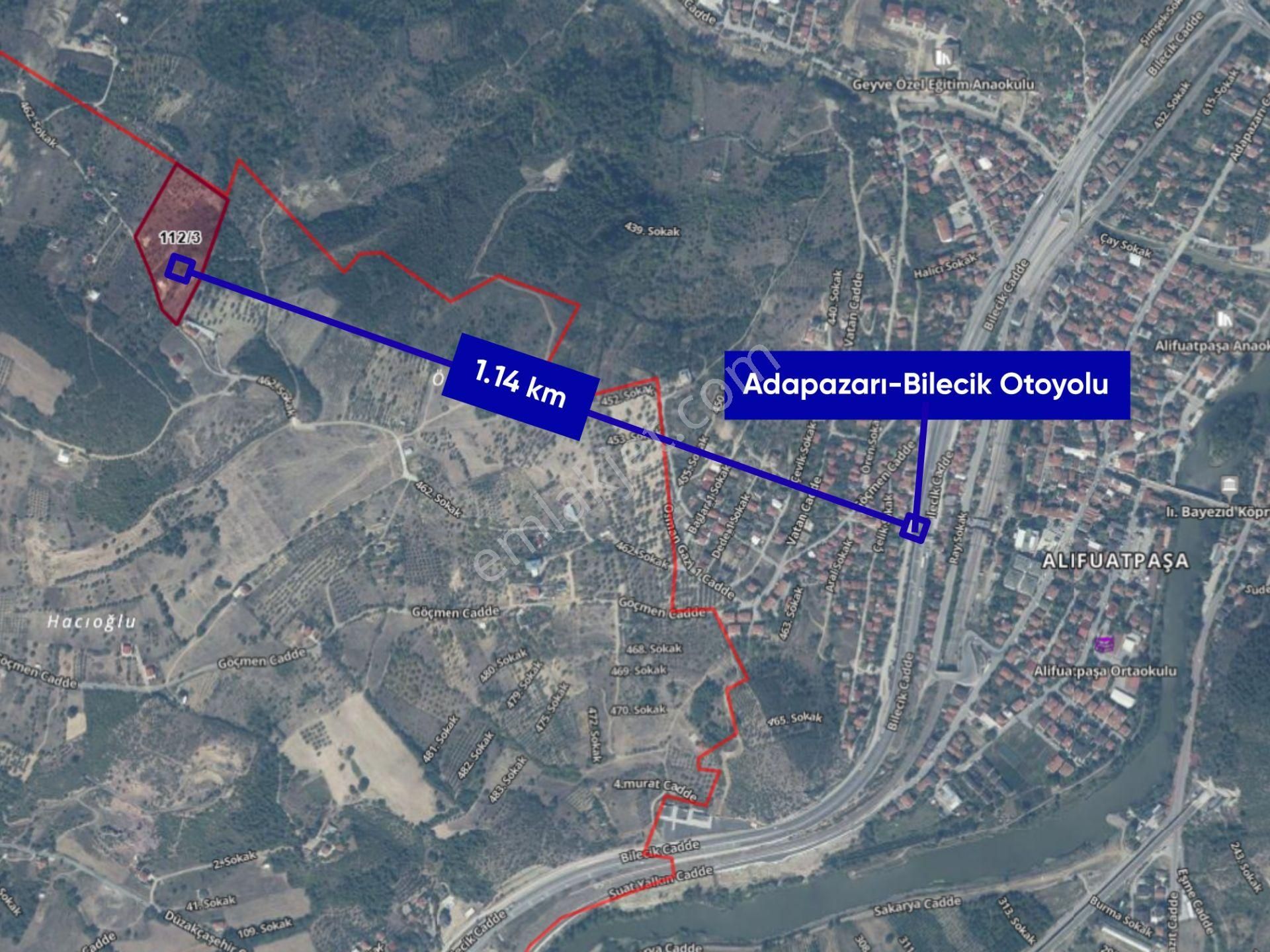 Sakarya Geyve Akçaşehir'de Satılık Arsa Hissesi - Görsel 6