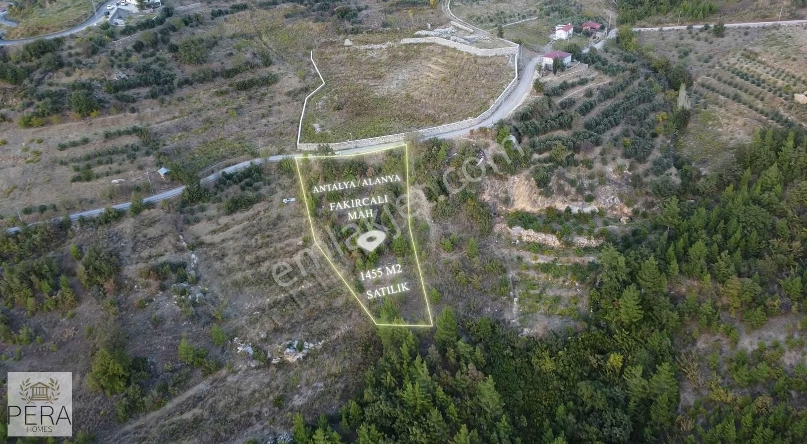 Alanya Fakırcalı Satılık 1455 M2 Tarla - Görsel 4