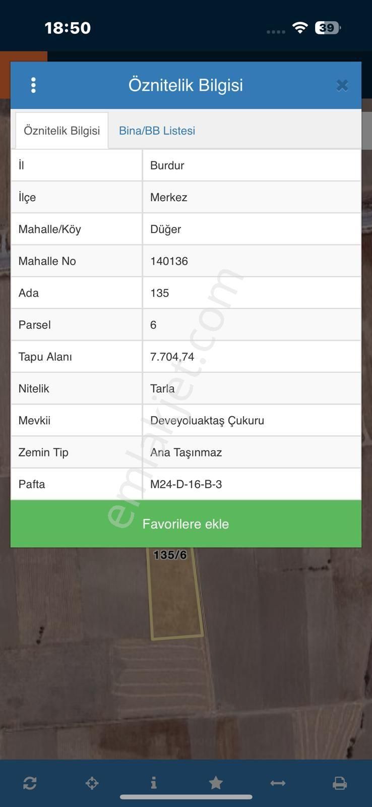 Satılık Toplam 36 Dönüm 3 Parça Tarla - Görsel 2