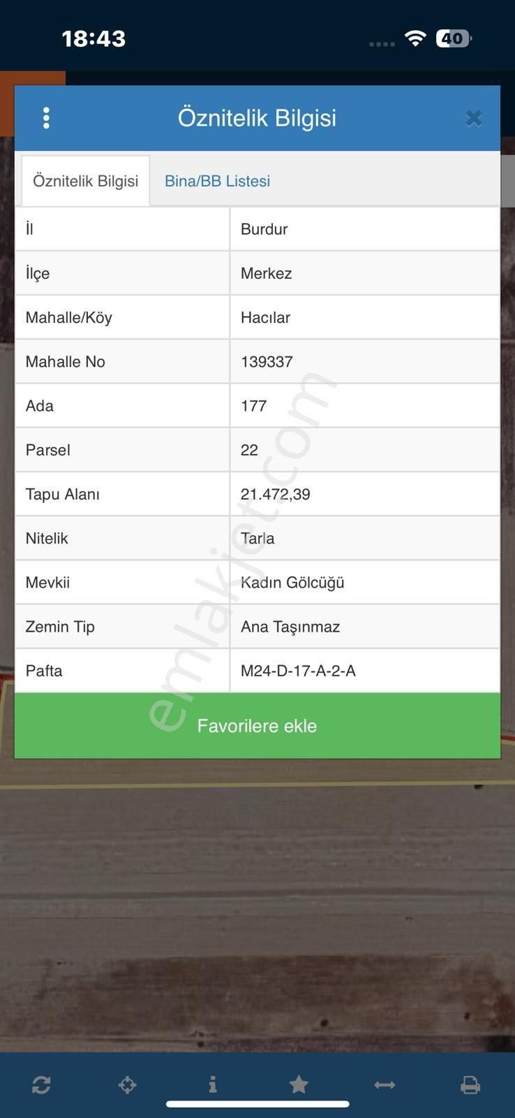 Satılık Toplam 36 Dönüm 3 Parça Tarla