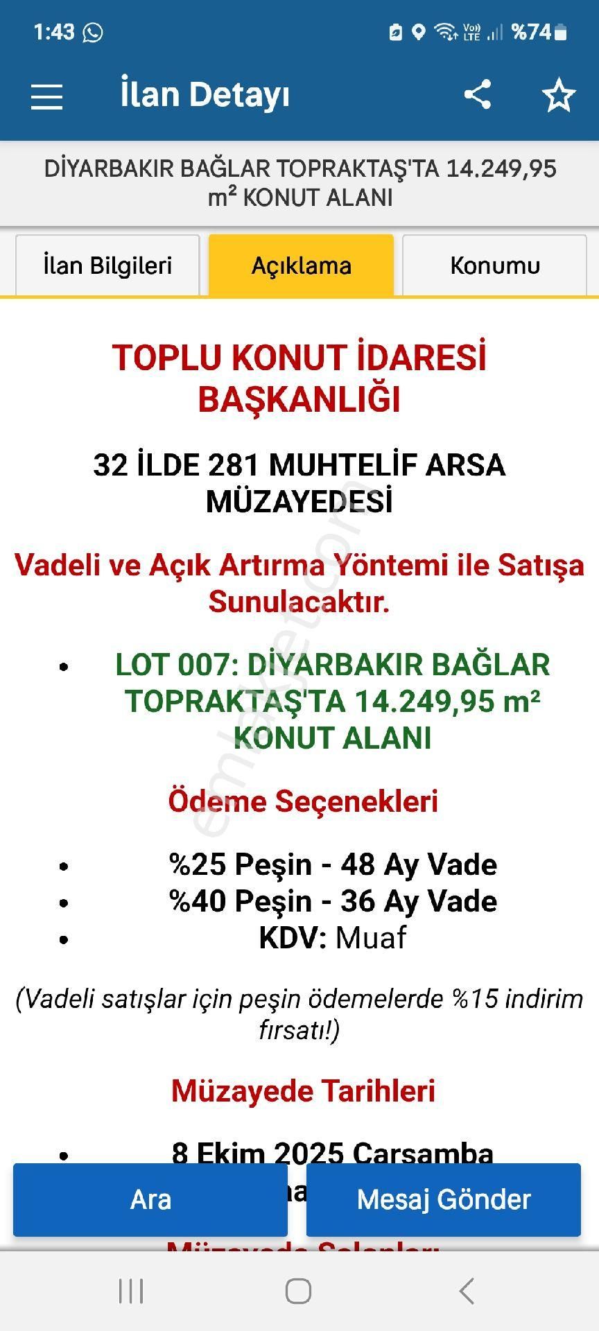 Oğlaklı Topraktaş Projeler Bölgesinde Elimizde Her Bütceye Uygun Arsalarimiz Mevcut - Görsel 5
