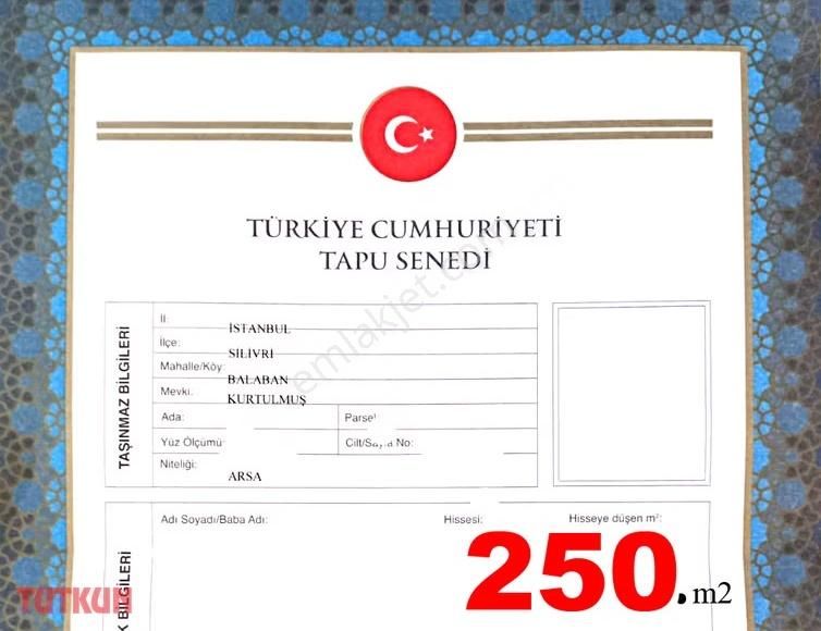 Acil Satılık Konut İmarlı Cadde Cephe Arsa 250m2 - Görsel 6