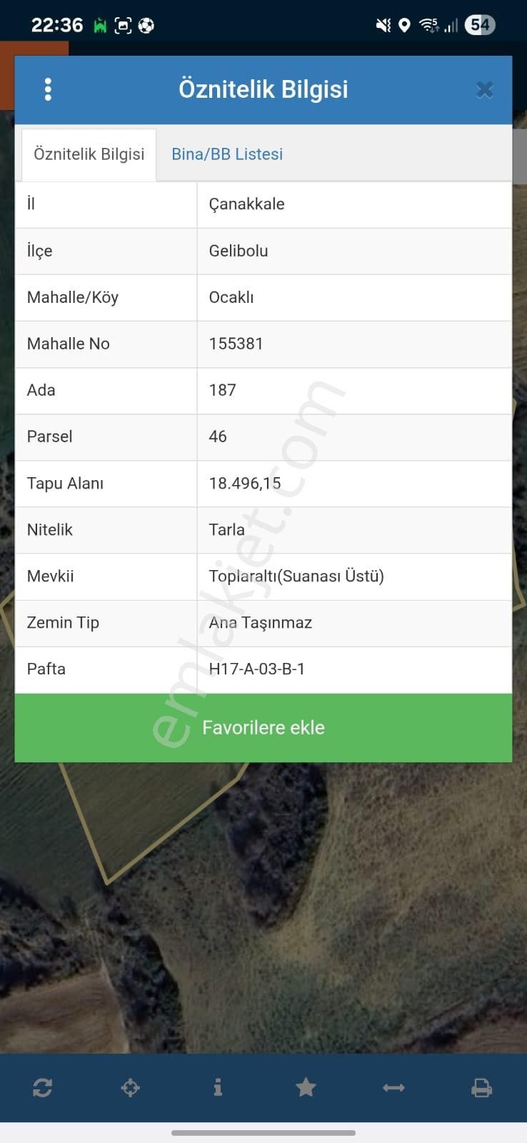 Gelibolu Ocaklı Mahalle Merkezine 180 Mt Mesafede Uygun Araziler - Görsel 5