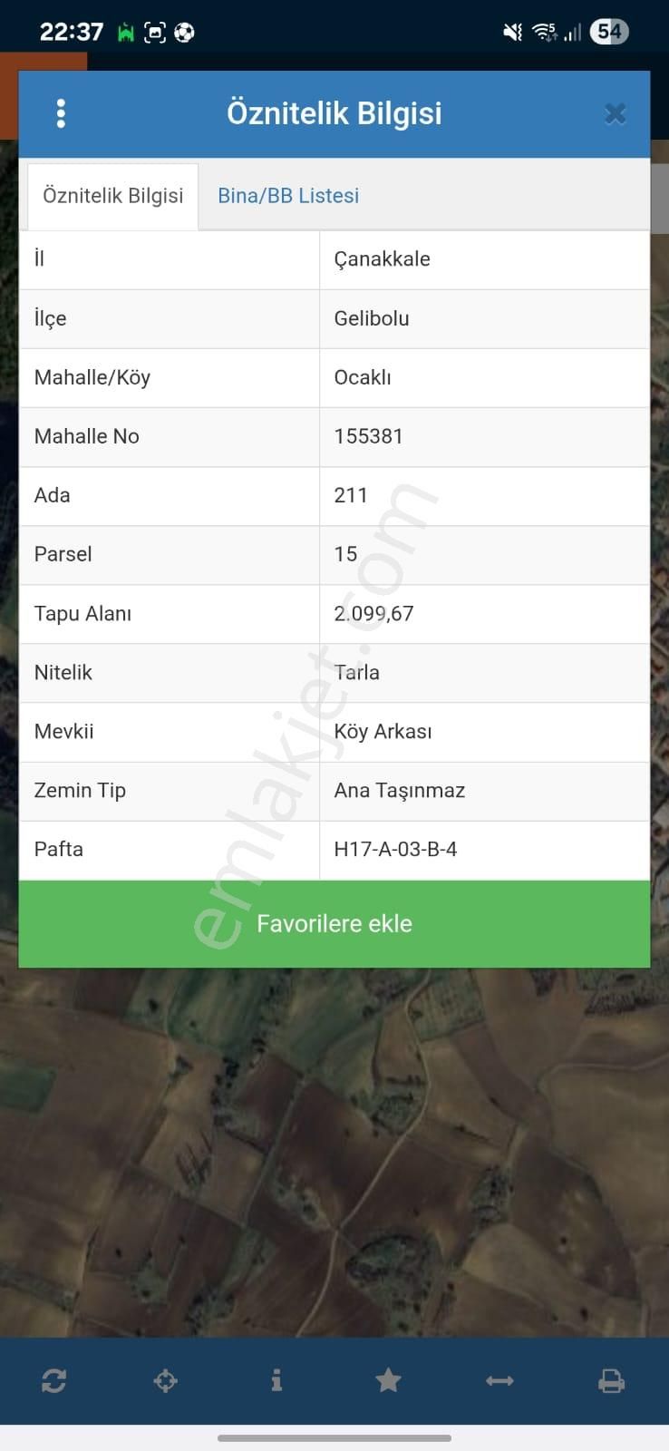 Gelibolu Ocaklı Mahalle Merkezine 180 Mt Mesafede Uygun Araziler - Görsel 6