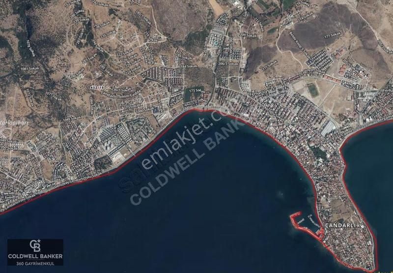 Dikili Çandarlıda Deniz Manzaralı Villa İmarlı Satılık Köşe Arsa - Görsel 9