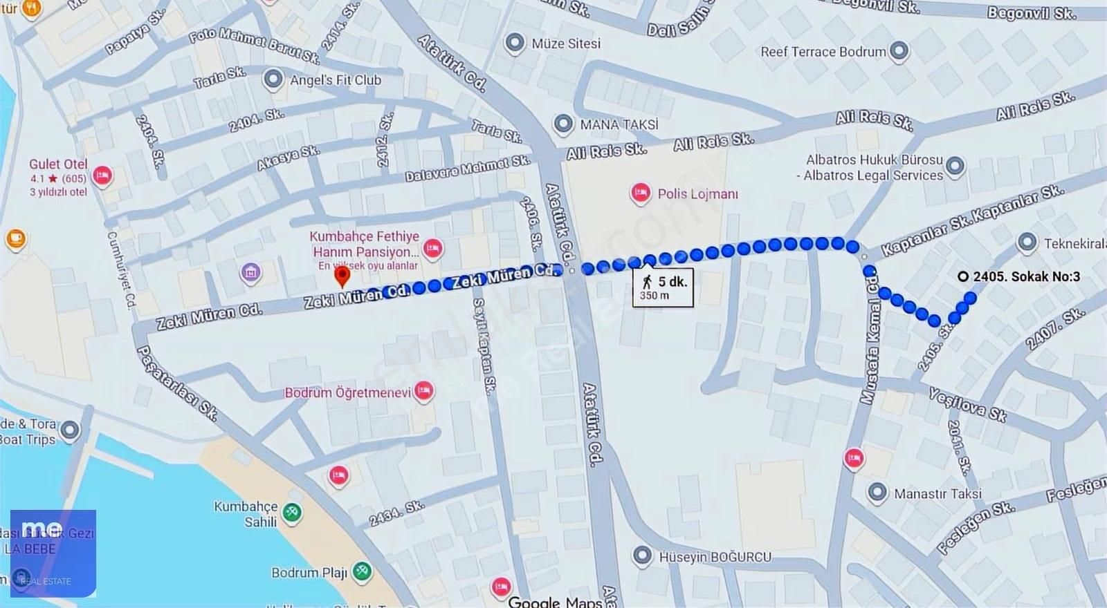 Bodrum Kumbahçe'de Kale Ve Deniz Manzaralı Mustakil 5+1 - Görsel 9