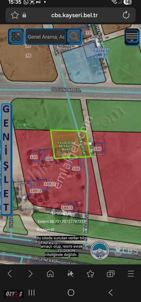 Y.beyazıt Mah.hulusi Akar Cad. Uzerinde Satılık Ticari Hisse - Görsel 7