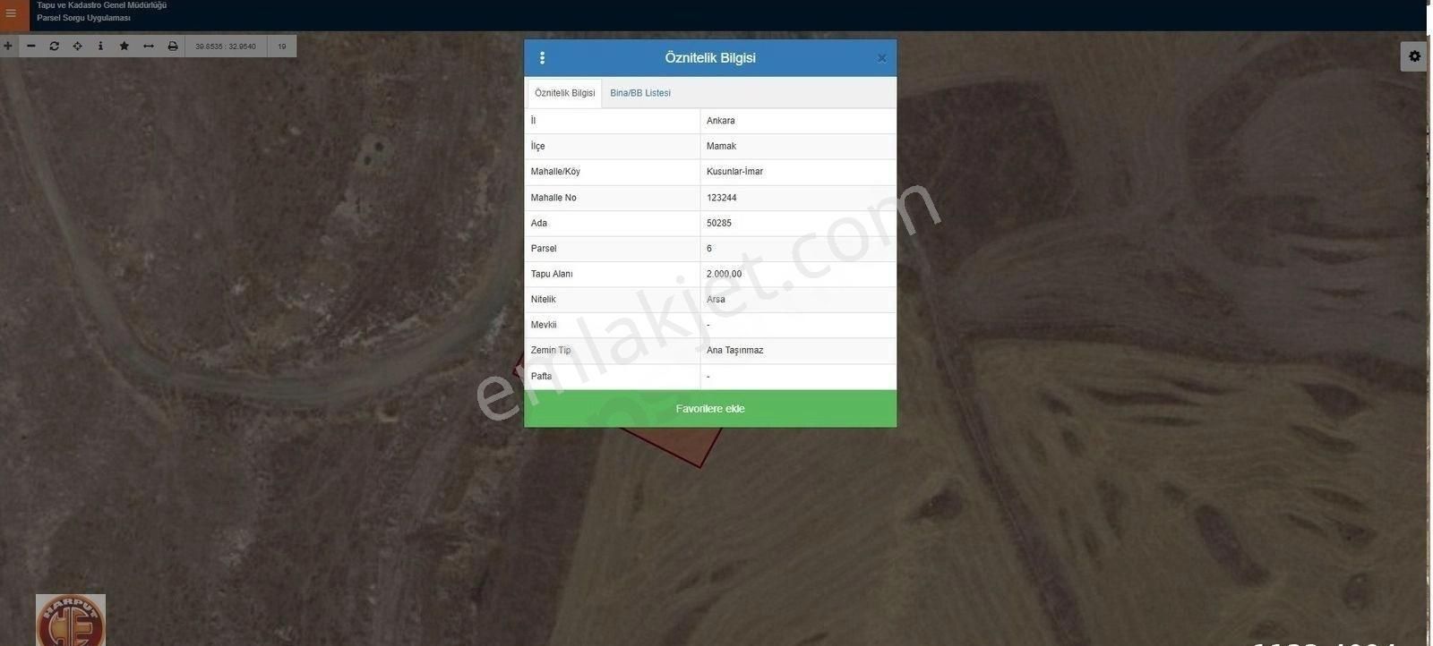 Kusunlar Mah. 2.000m2 İmarlı Konut Arsası - Görsel 3