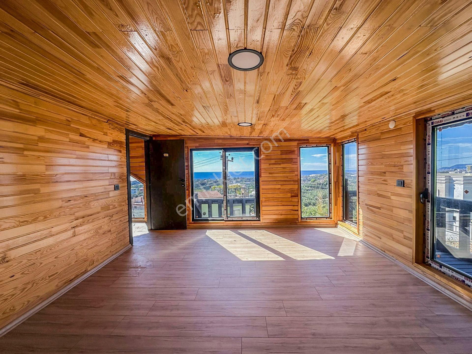 Alanya Yaylalı Mah. Full Kale Deniz Manzaralı 391m2 Tarla Ve 120 M2 Ağaç Ev - Görsel 9