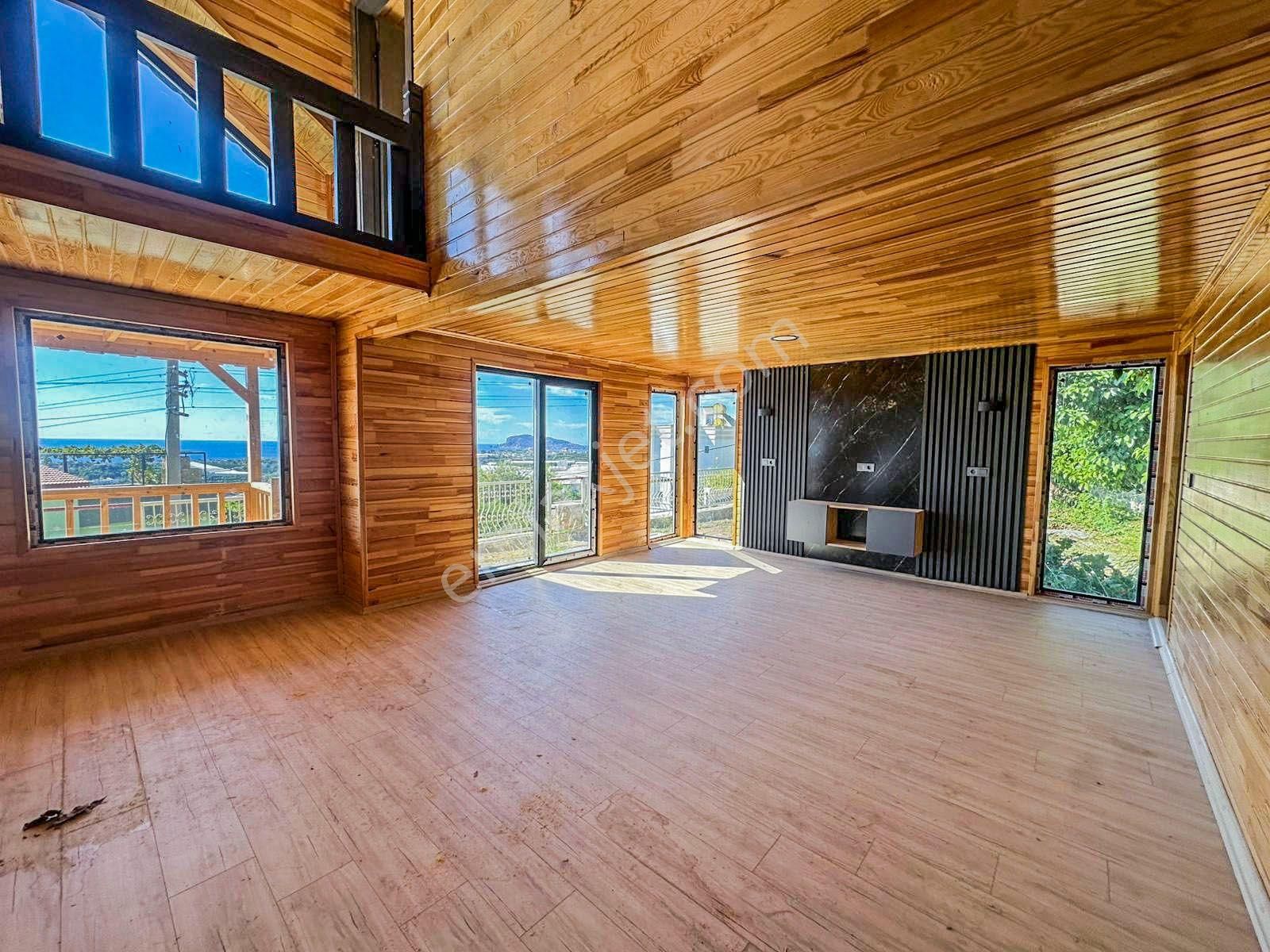 Alanya Yaylalı Mah. Full Kale Deniz Manzaralı 391m2 Tarla Ve 120 M2 Ağaç Ev - Görsel 34