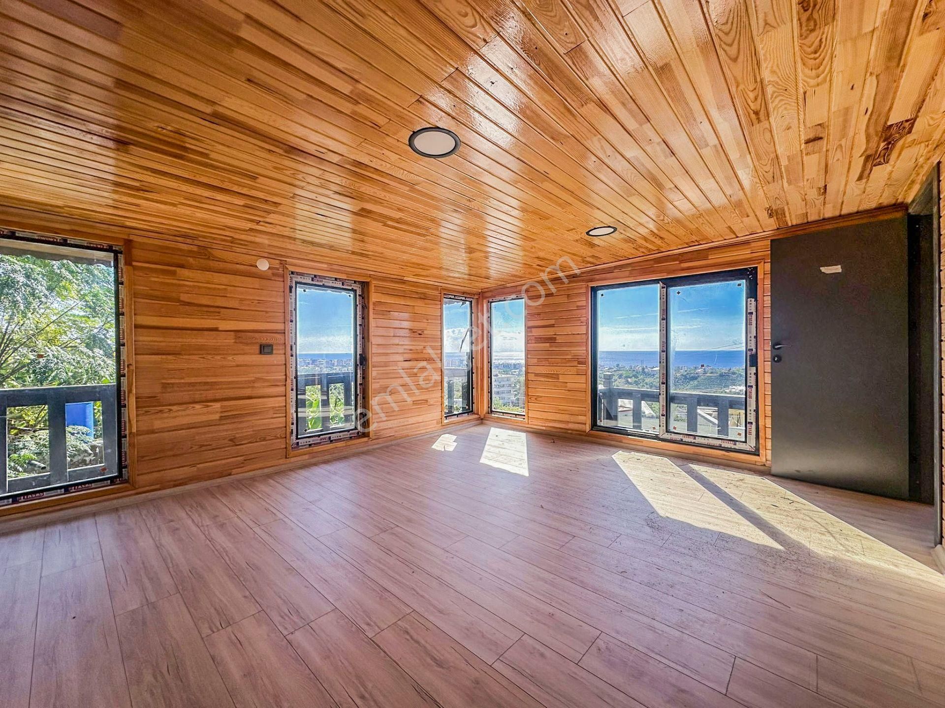 Alanya Yaylalı Mah. Full Kale Deniz Manzaralı 391m2 Tarla Ve 120 M2 Ağaç Ev - Görsel 24