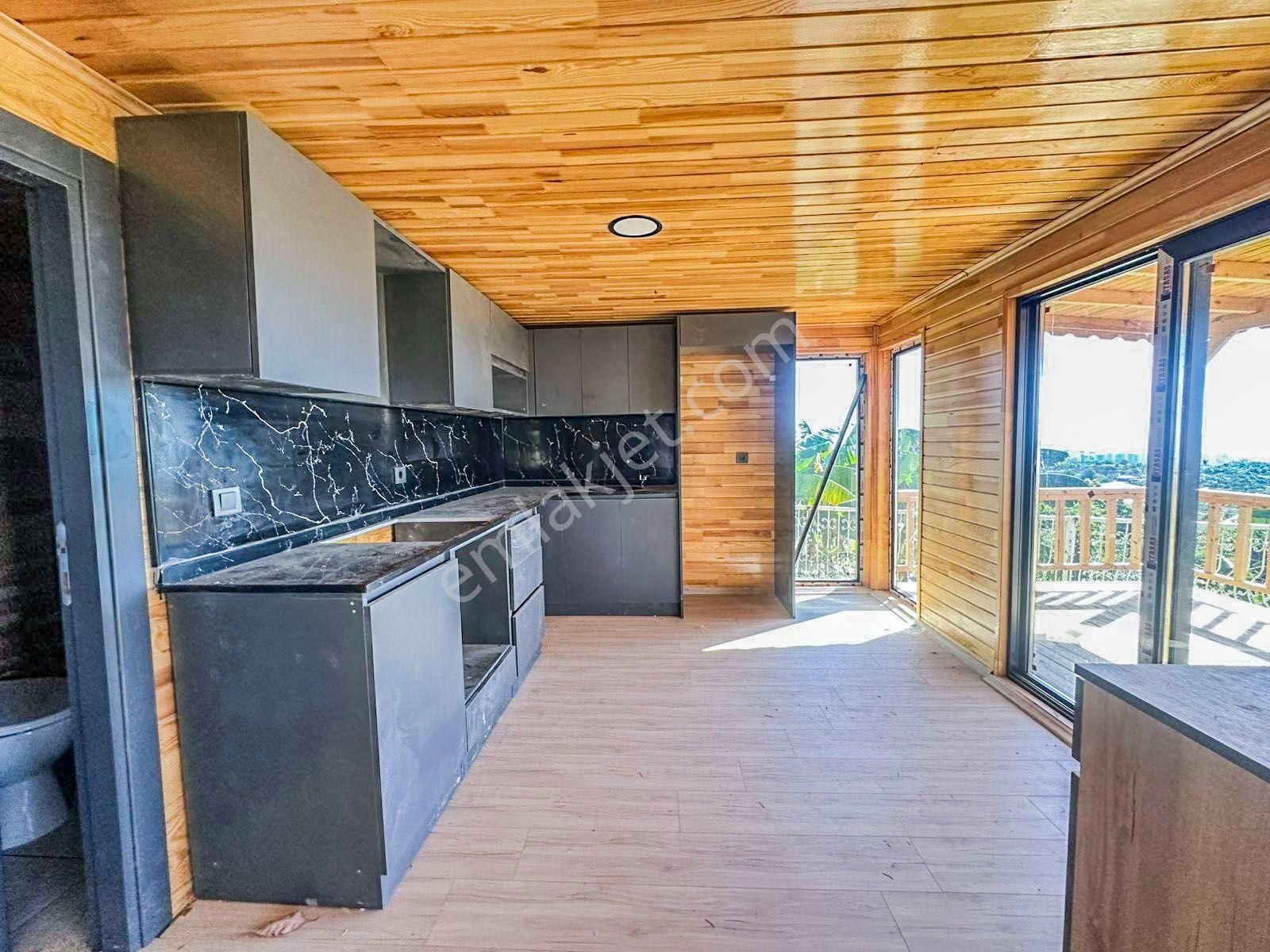 Alanya Yaylalı Mah. Full Kale Deniz Manzaralı 391m2 Tarla Ve 120 M2 Ağaç Ev - Görsel 10