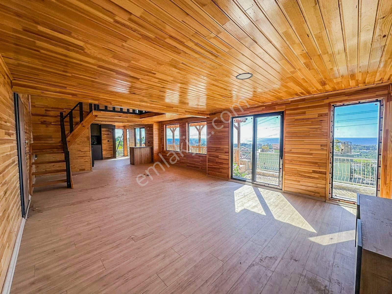 Alanya Yaylalı Mah. Full Kale Deniz Manzaralı 391m2 Tarla Ve 120 M2 Ağaç Ev - Görsel 19