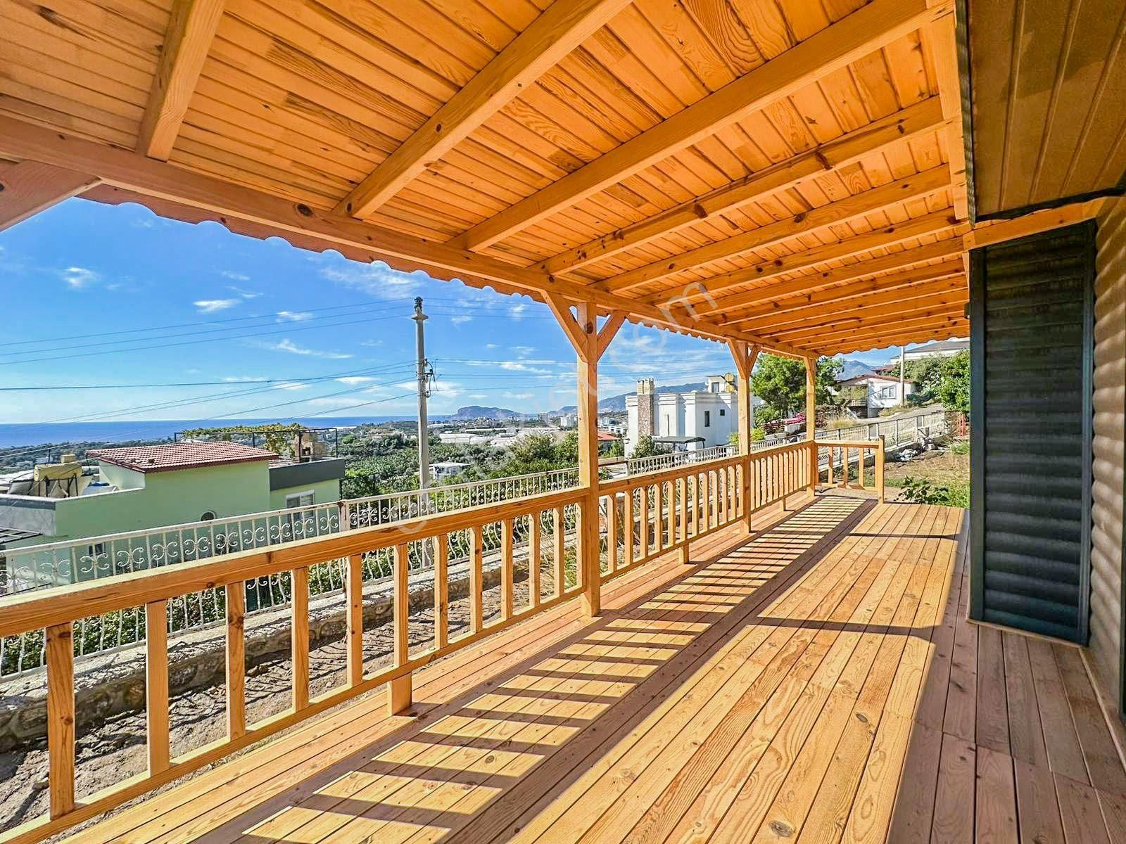 Alanya Yaylalı Mah. Full Kale Deniz Manzaralı 391m2 Tarla Ve 120 M2 Ağaç Ev - Görsel 13