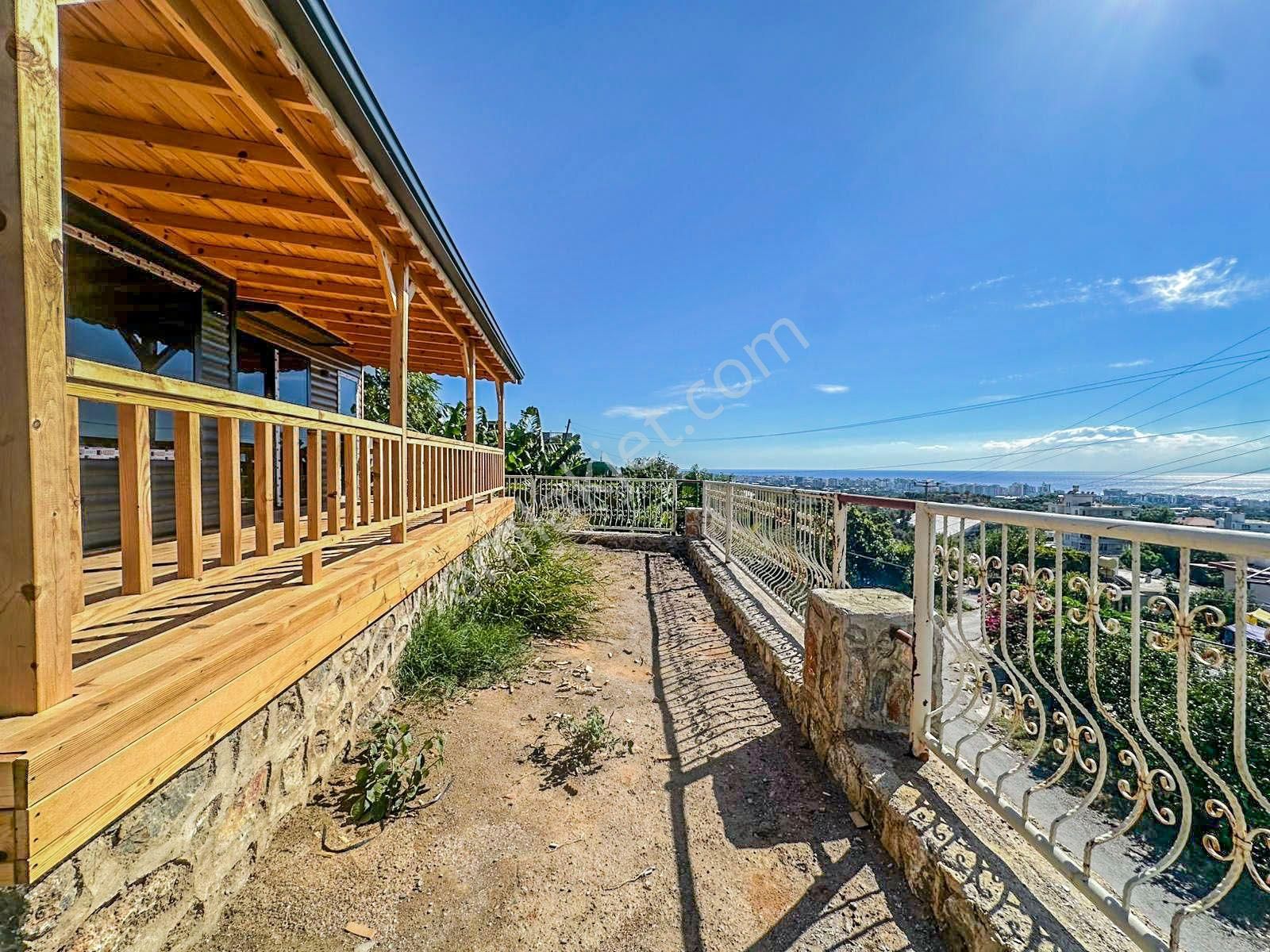 Alanya Yaylalı Mah. Full Kale Deniz Manzaralı 391m2 Tarla Ve 120 M2 Ağaç Ev - Görsel 22