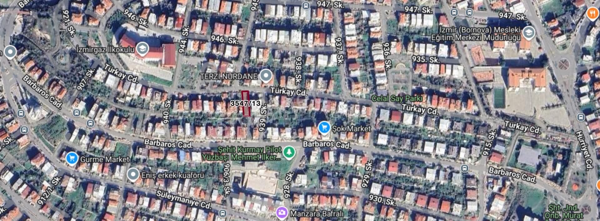 Bornova Atatürk Mahallesi Türkay Caddesinde Satılık İmarlı Arsa - Görsel 12