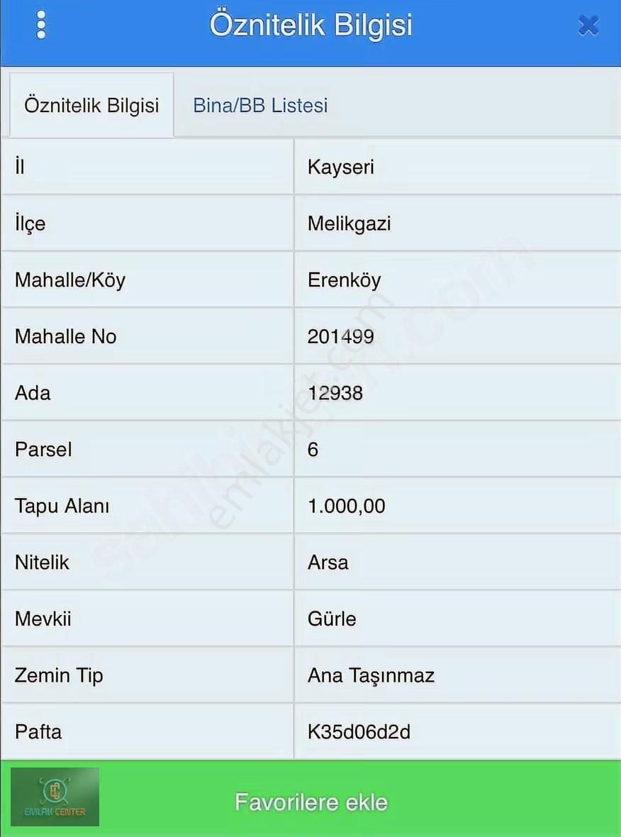 Erenköyde Muhteşem Konumda Satılık 1.000 M2 Parsel - Görsel 2