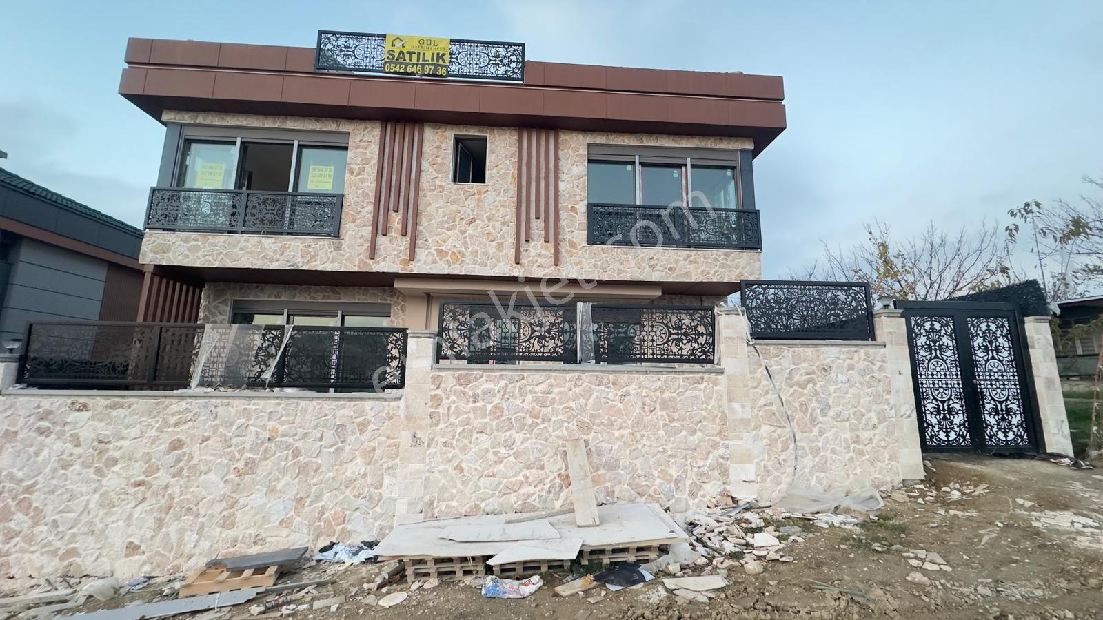 Güzelce Deniz Manzaralı Özel Yapım Taş Cepheli 4+2 Satılık Villa - Görsel 7