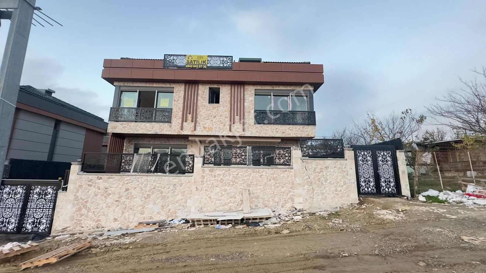 Güzelce Deniz Manzaralı Özel Yapım Taş Cepheli 4+2 Satılık Villa - Görsel 30