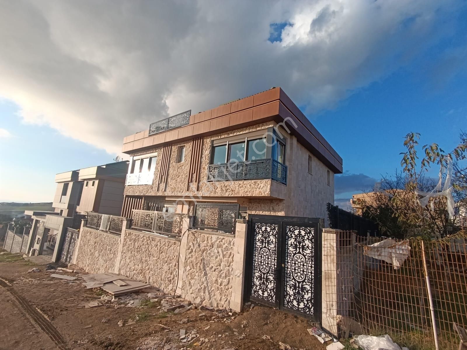 Güzelce Deniz Manzaralı Özel Yapım Taş Cepheli 4+2 Satılık Villa - Görsel 28