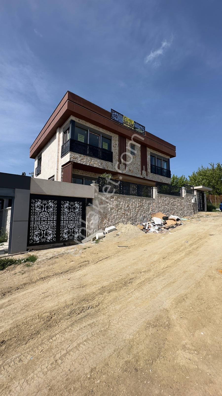 Güzelce Deniz Manzaralı Özel Yapım Taş Cepheli 4+2 Satılık Villa - Görsel 14