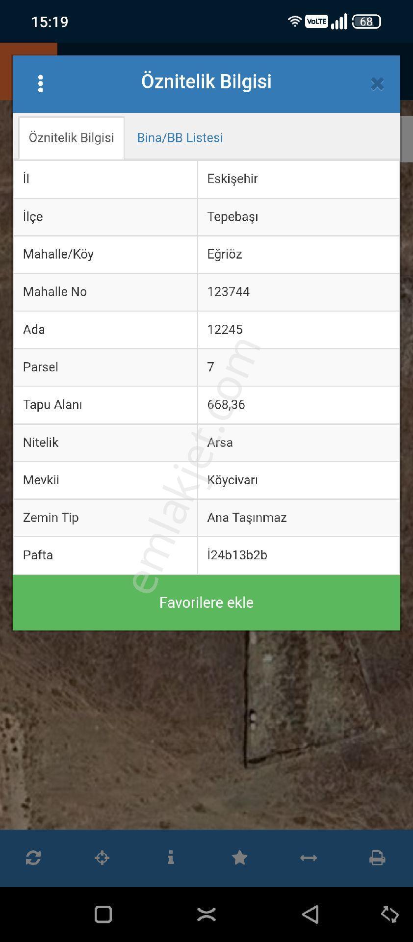Fazel Den Satılık İmarlı Egrioz Mahallesi Nde 668 Metrekare Arsa