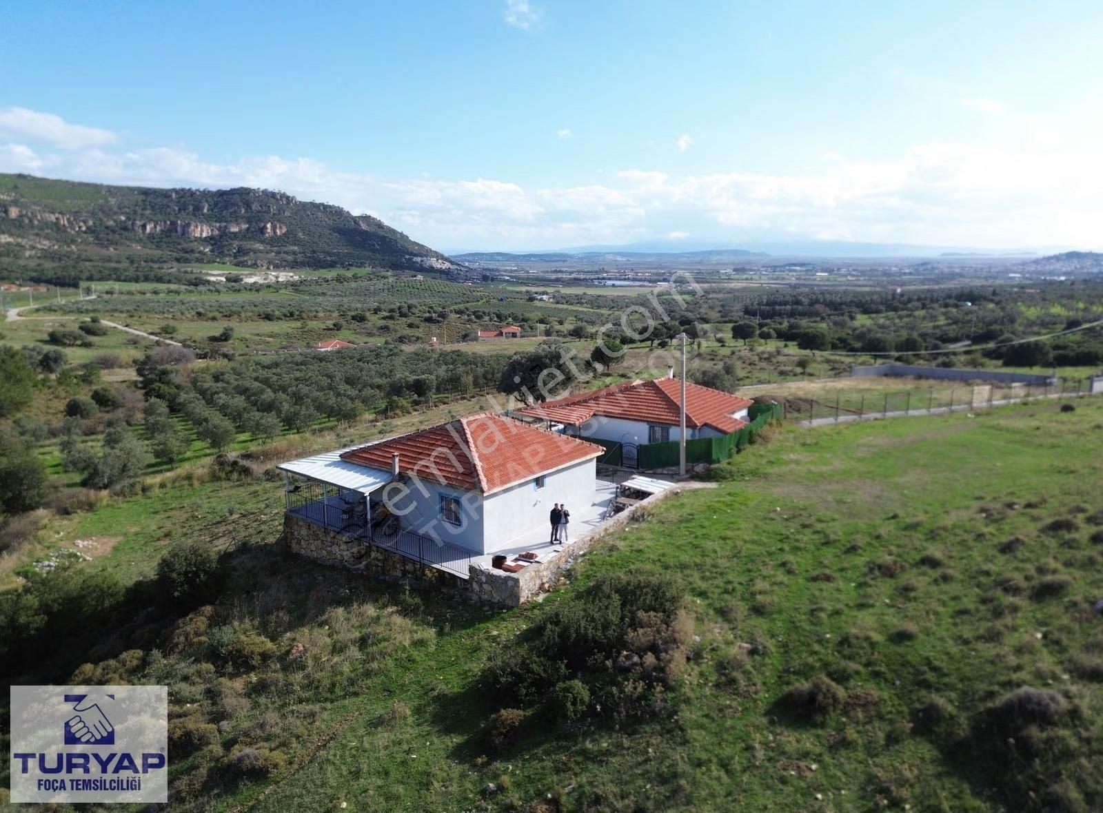 Turyap Foça'dan Yeşilin En Güzel Tonunda Tek Tapu Satılık Arsa - Görsel 28