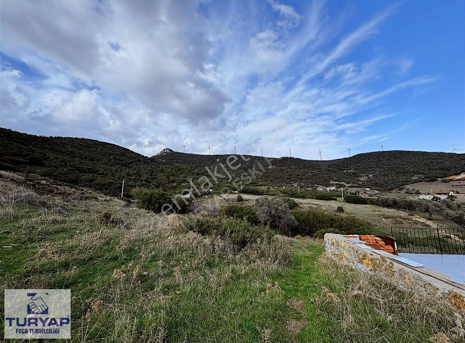 Turyap Foça'dan Yeşilin En Güzel Tonunda Tek Tapu Satılık Arsa - Görsel 19