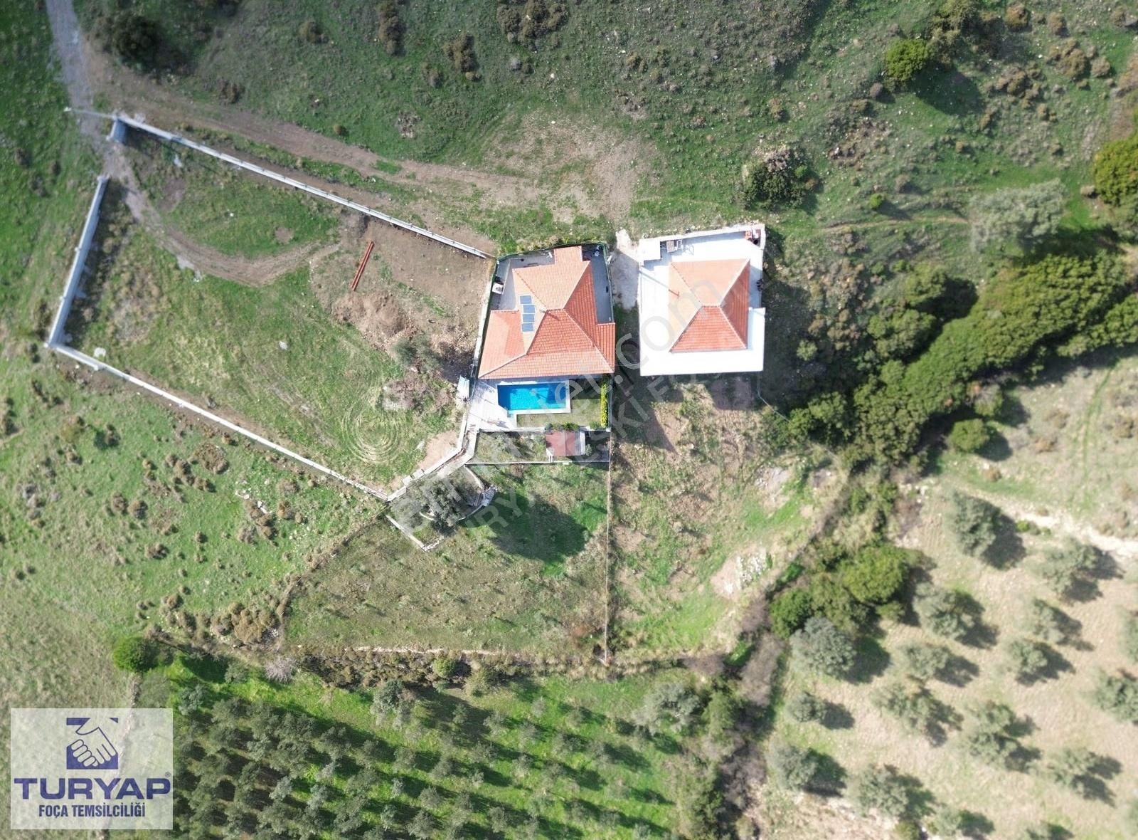 Turyap Foça'dan Yeşilin En Güzel Tonunda Tek Tapu Satılık Arsa - Görsel 18