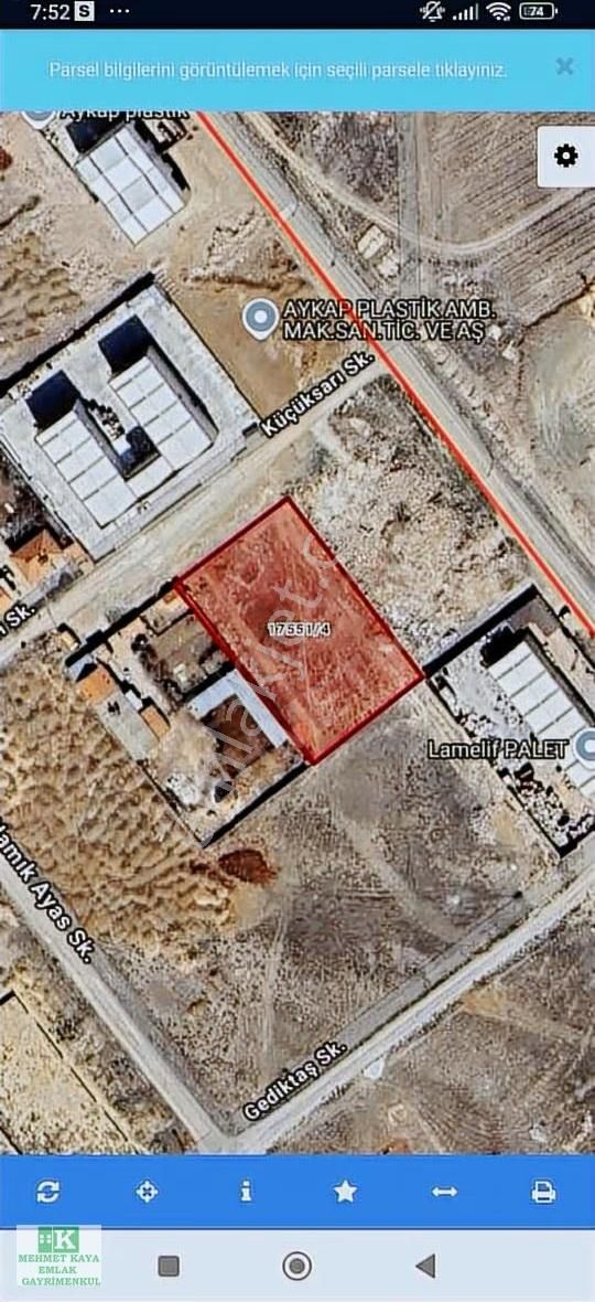 Satılık Sanayi Arsası