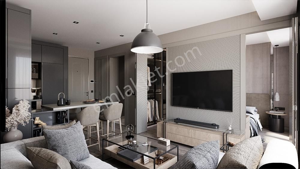 Saraycık'ta Finest Bulvar'da Cadde Üstü 1+1 Satılık Daire - Görsel 33