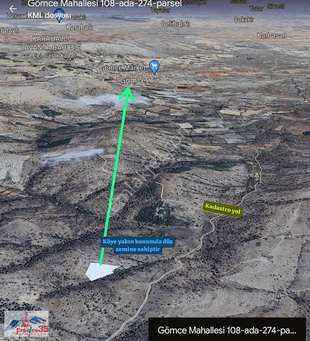 Erciyes35den Gömce'de 4645 M2 Tek Resmi Tapu Arazi - Görsel 3