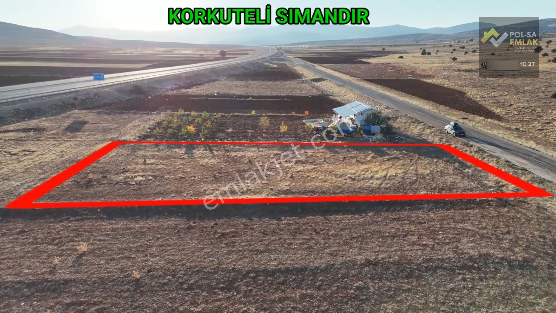 ✅korkuteli✅sımandır Da✅satılık 1.211m2 Tarla✅asfalt Yola Cephe - Görsel 9