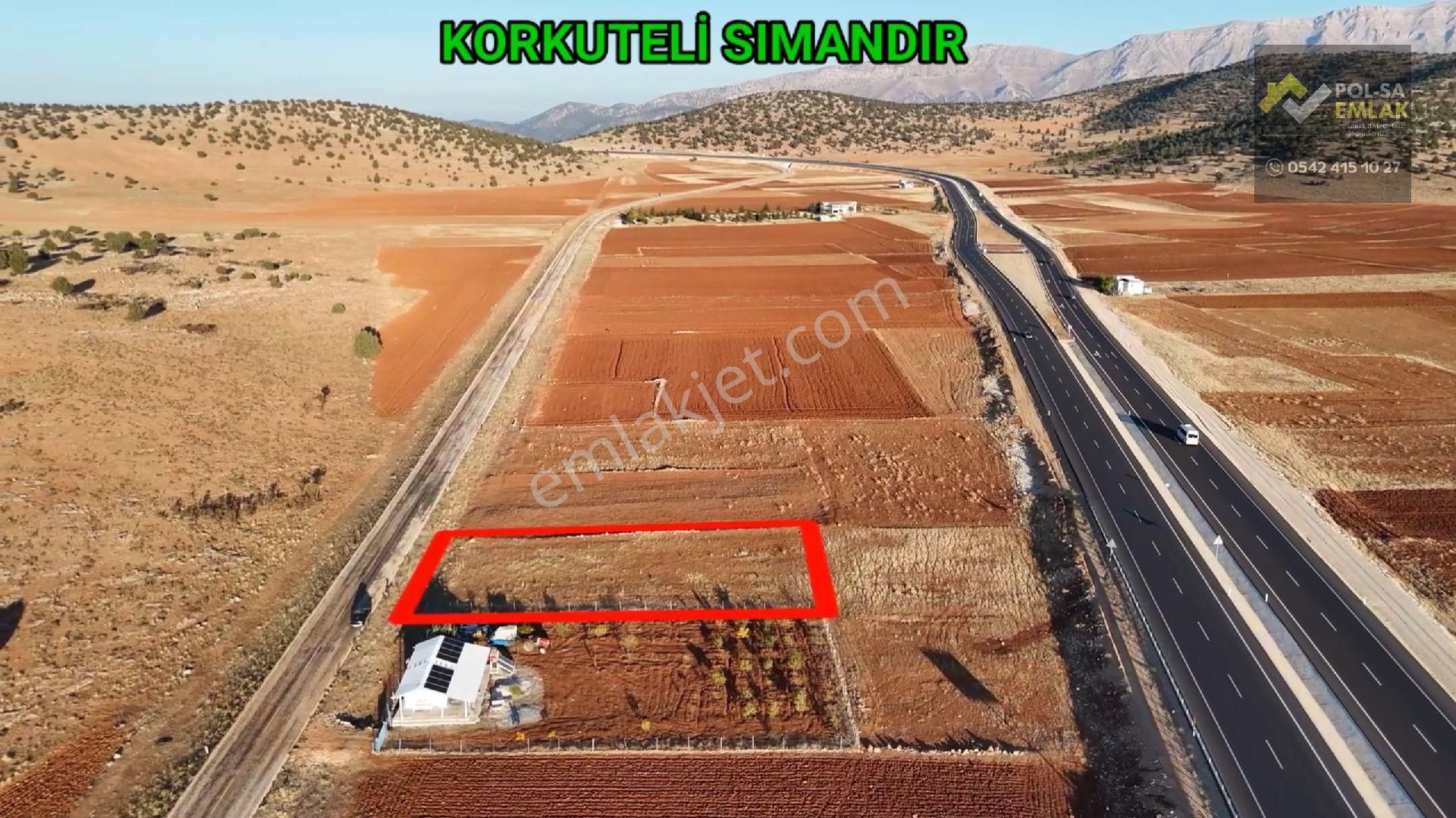 ✅korkuteli✅sımandır Da✅satılık 1.211m2 Tarla✅asfalt Yola Cephe - Görsel 5