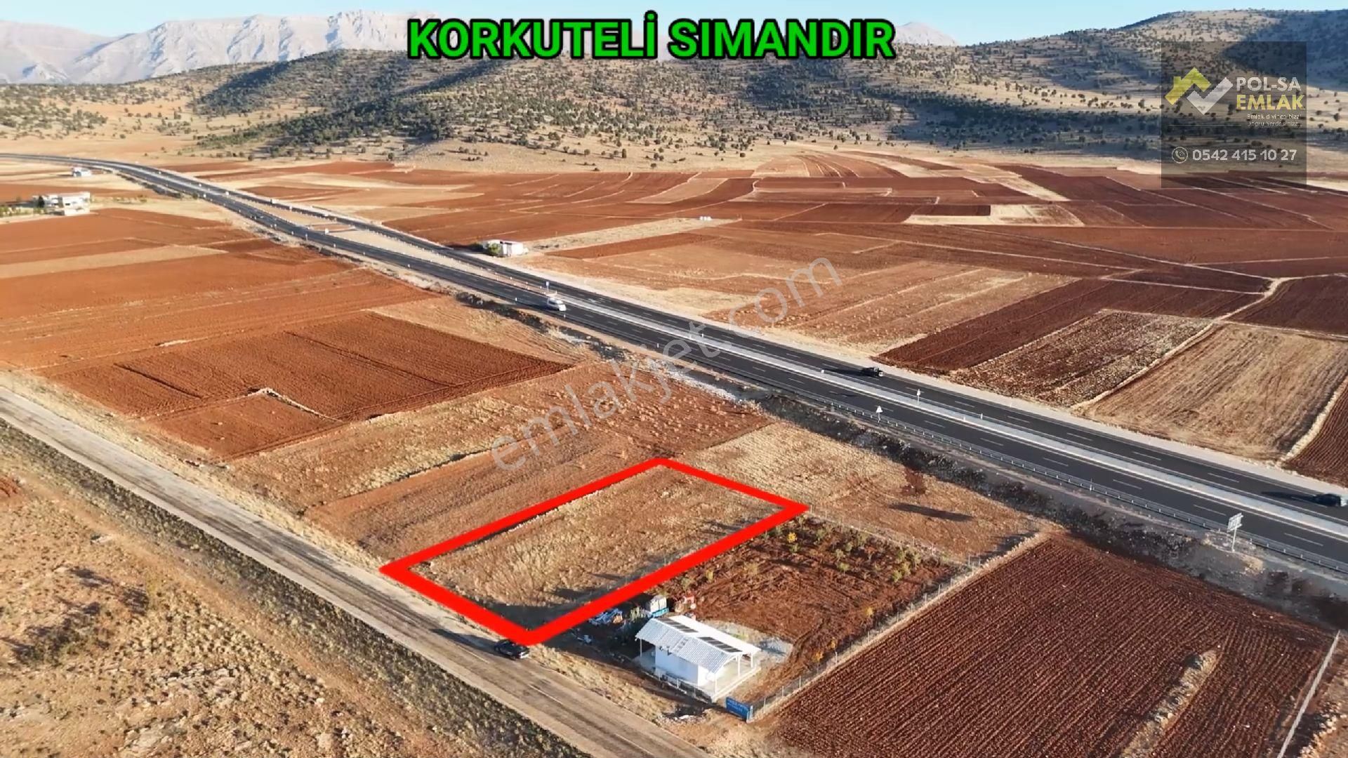 ✅korkuteli✅sımandır Da✅satılık 1.211m2 Tarla✅asfalt Yola Cephe - Görsel 4