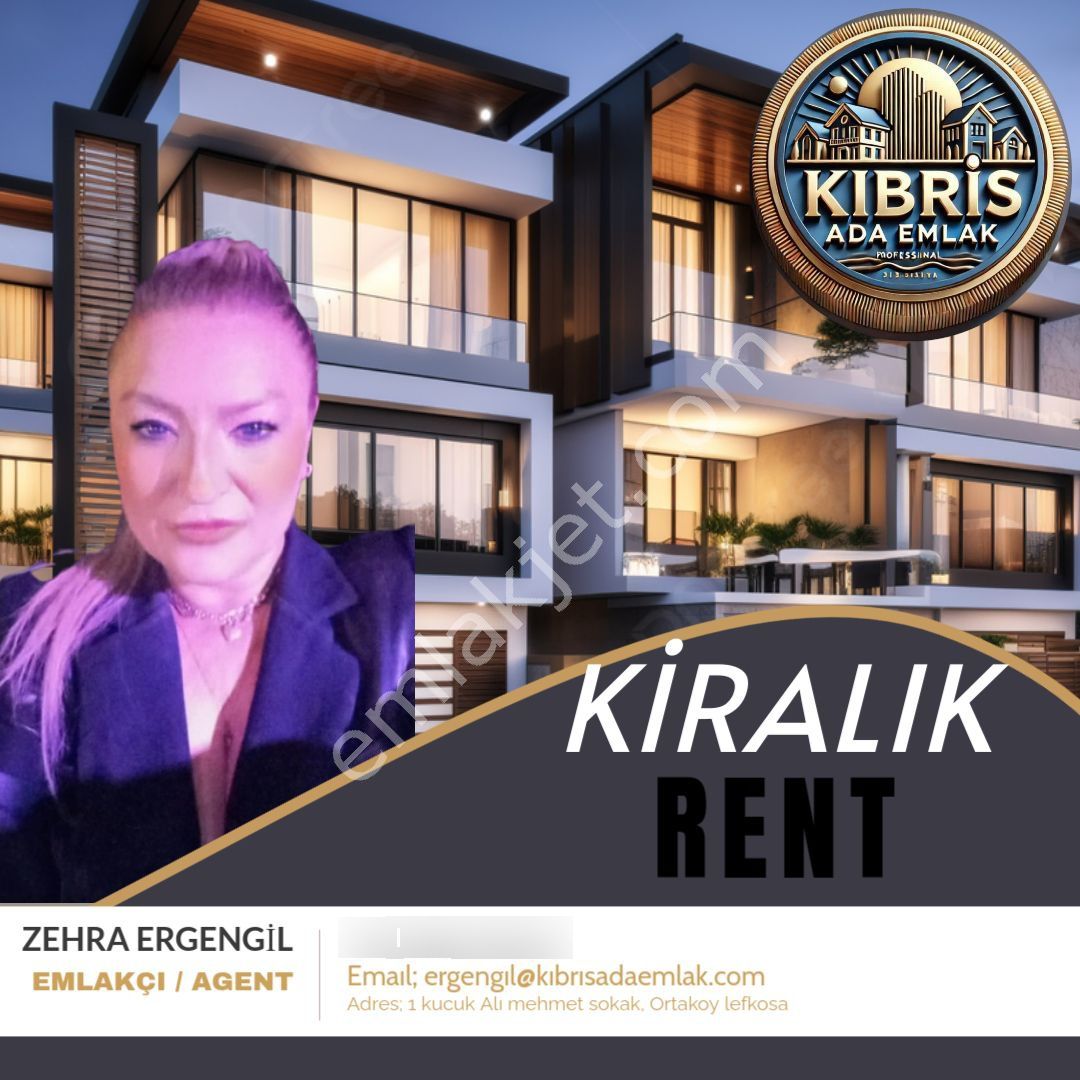 Lefkoşa Yenikentde 3.cü Kat Kiralık Ticari İzinli 7 Odalı İşyeri Kirası £1.200