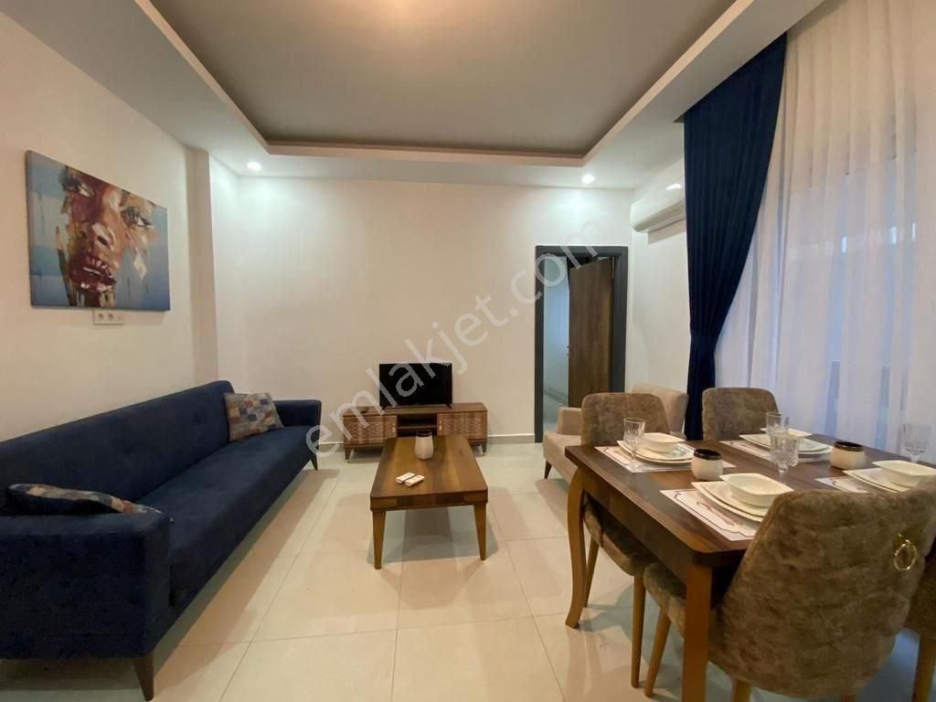 Mahmutlar’da Uzun Dönem Kiralık Mobilyalı 1+1 Daire, Denize 450 M, Merkezi Konumda - Görsel 2