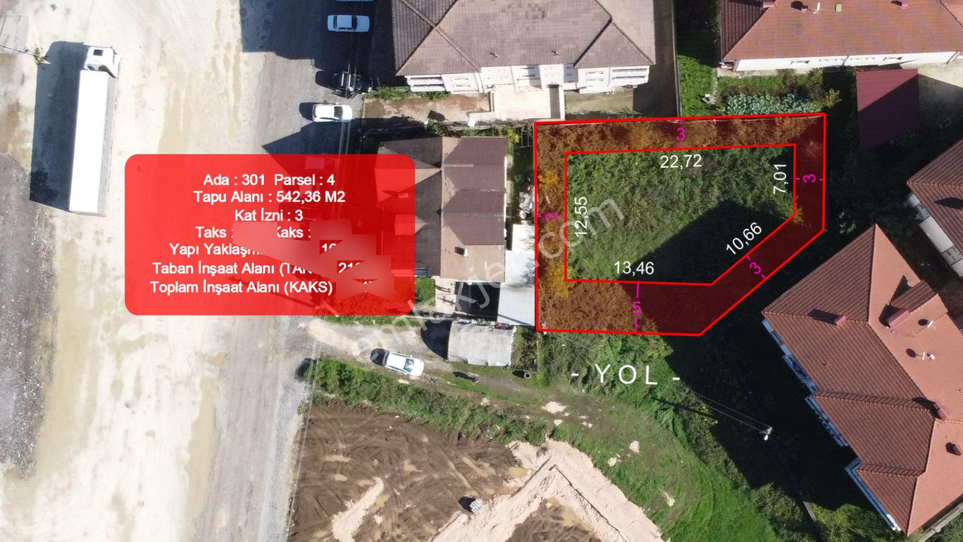 Mergiç Mh.de Yeni Pazaryerine Komşu Satılık 542 M2 Arsa - Görsel 4