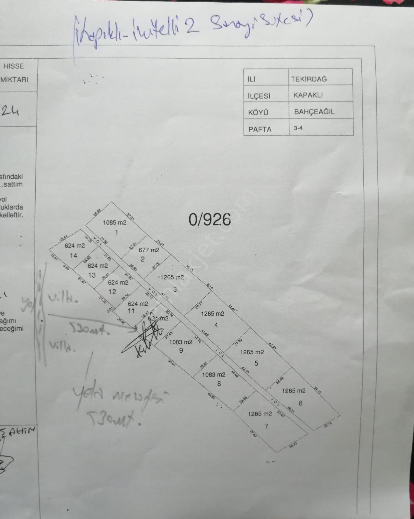 Bahçeağılda İçinde 2+1 Prefabrik Olan 769 M2 Satılık Bağ Evi - Görsel 13