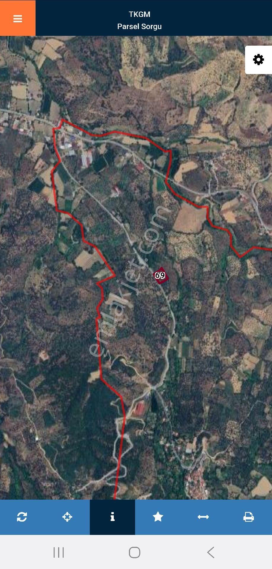 İzmir Beydağ Erikli'de 3.180 M2 Asfalt Yola Cepheli Zeytinlik. Açıklamayı Okuyarak Arayınız. - Görsel 3