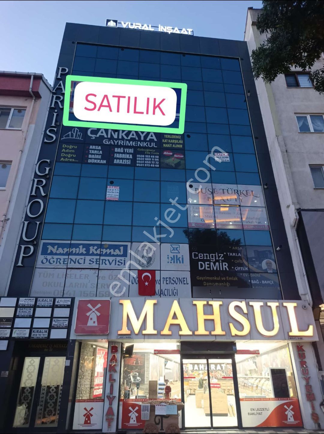 Satılık Ofis 1+1 Tekirdağ Muratlı Fatih Mh De