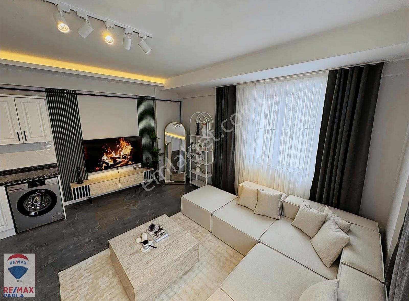 Lüks Tasarım Kaliteli Yaşam Eşyalı Satılık 1+1 - Görsel 8