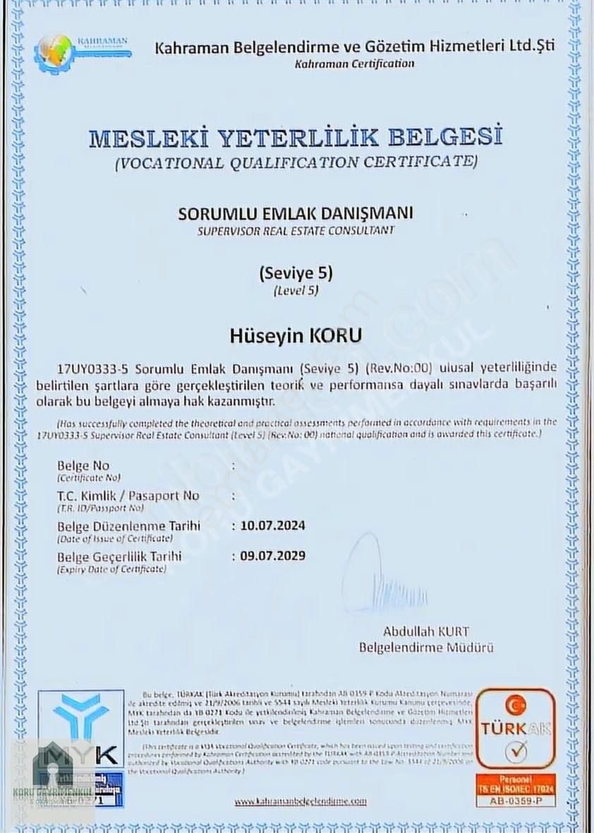 Koru Emlak'tan:2+1 Arakat Yeni Lüx Fırsat Daire Satılıktır - Görsel 26