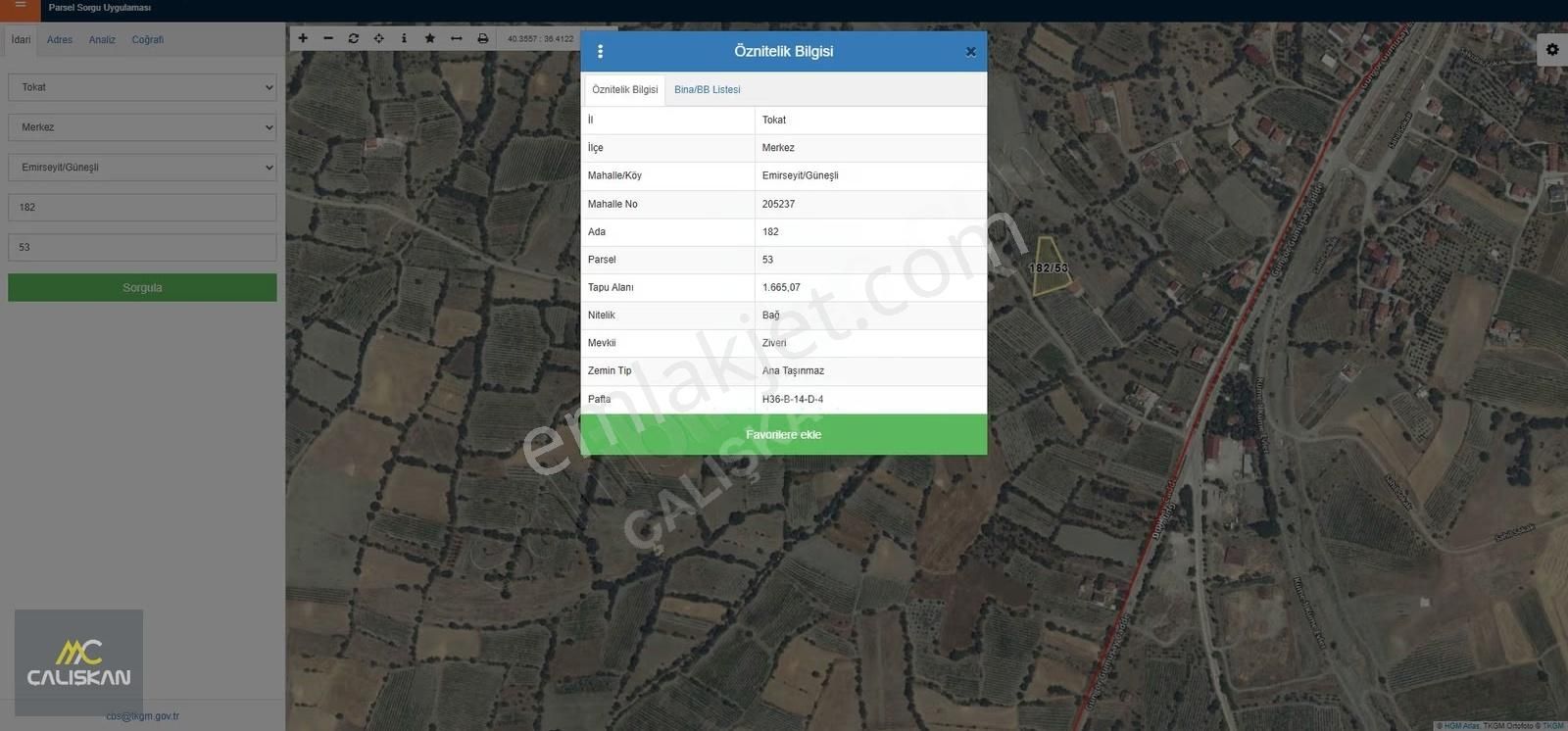 Emirseyit Kasabası Satılık Tarla 1665 M2 Tek Tapu- Yolu Açık - Görsel 6