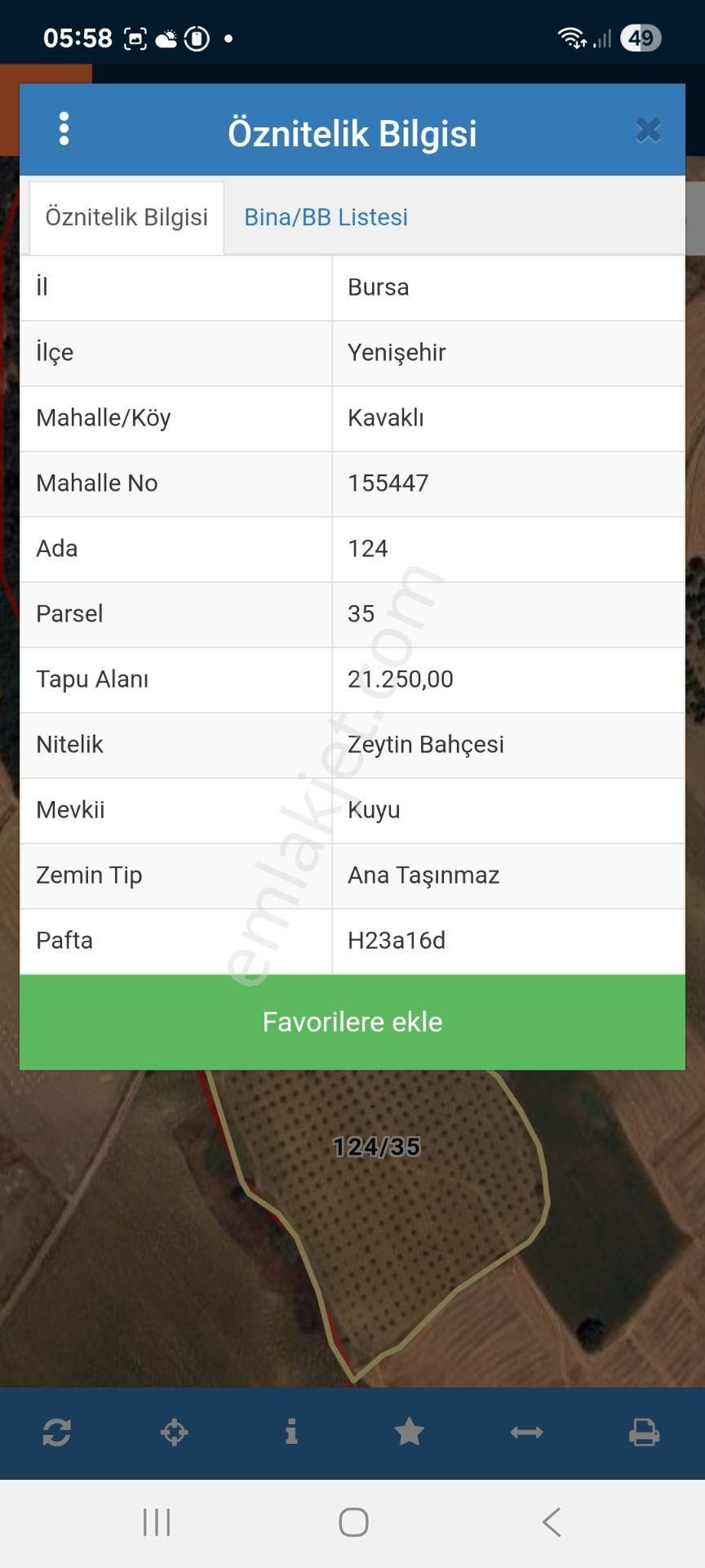 Bursa Yenişehir Kavaklıda Satılık Verimli 21,250m2 Zeytin Bahçesi - Görsel 8