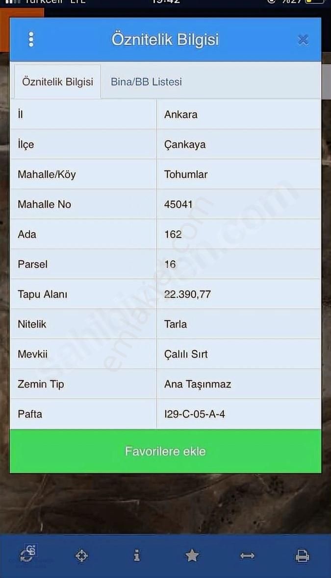 Çankaya Tohumlarda 600 M2 Bahçe Yapımına Uygun Tarla - Görsel 2
