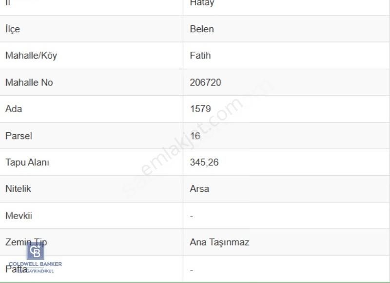 Belen-fatih Mah'de 345 M2 5 Kat İmarlı Köşebaşı Satılık Arsa - Görsel 8