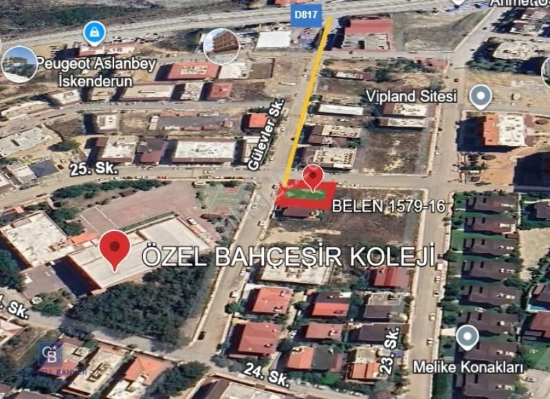 Belen-fatih Mah'de 345 M2 5 Kat İmarlı Köşebaşı Satılık Arsa